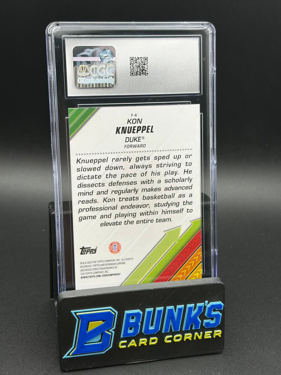 2024-25 Kon Knueppel X-Fractor Bowman CGC 10