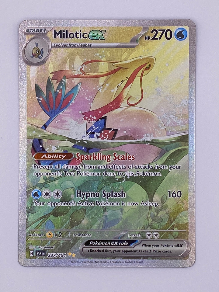 Milotic Ex SIR Surging Sparks NM