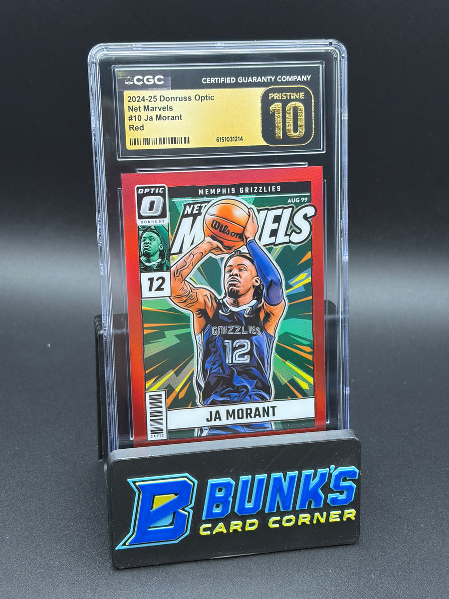 2024025 Ja Morant Red Net Marvels Donruss Optic CGC Pristine 10 3/99