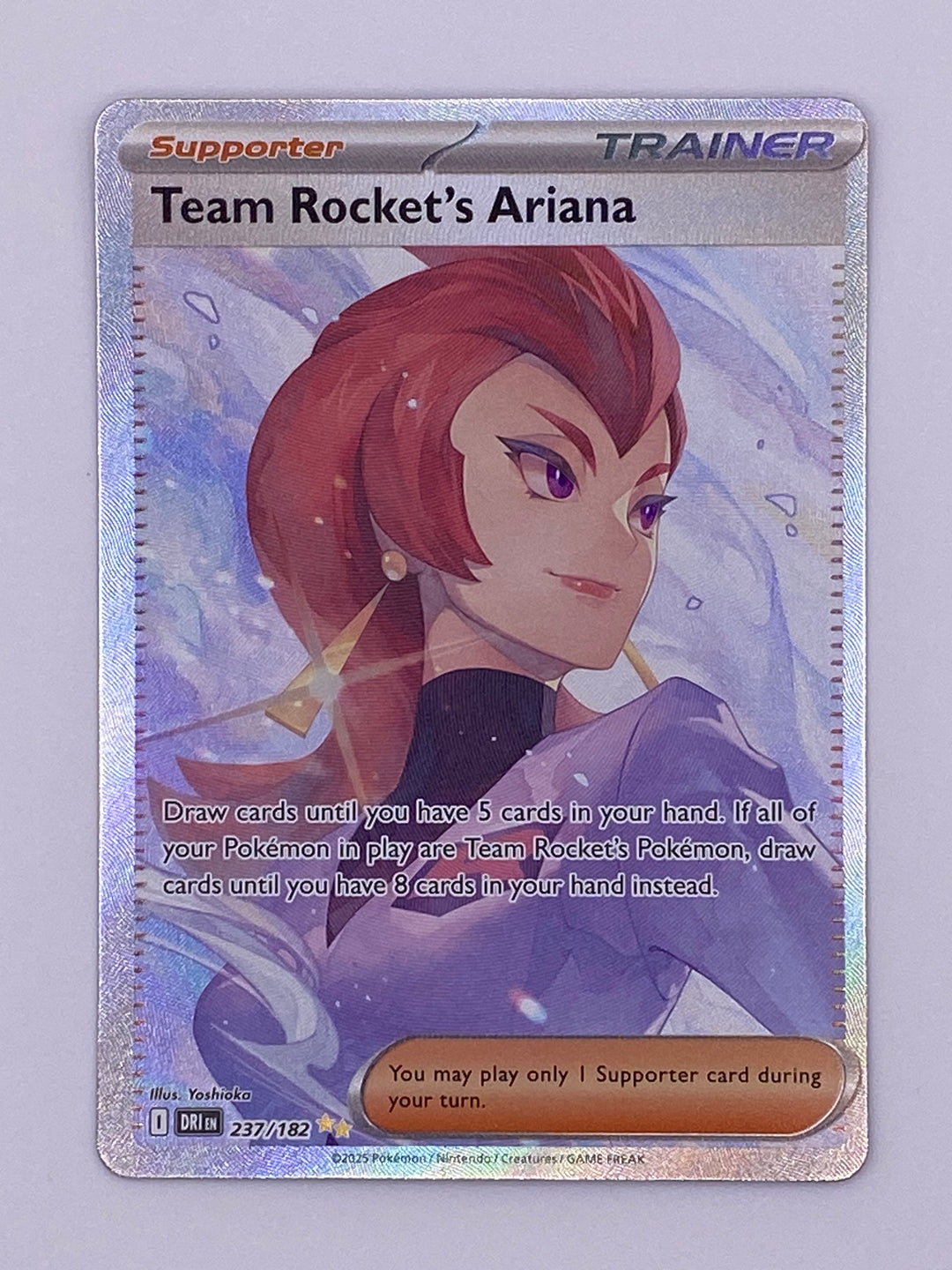 Team Rocket's Ariana SIR Destined Rivals NM