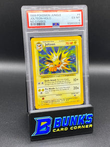 1999 Jolteon Holo Jungle (No Symbol) PSA 6