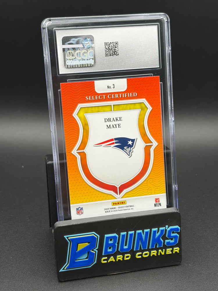 2024 Drake Maye Select Certified Rookie Select CGC 10