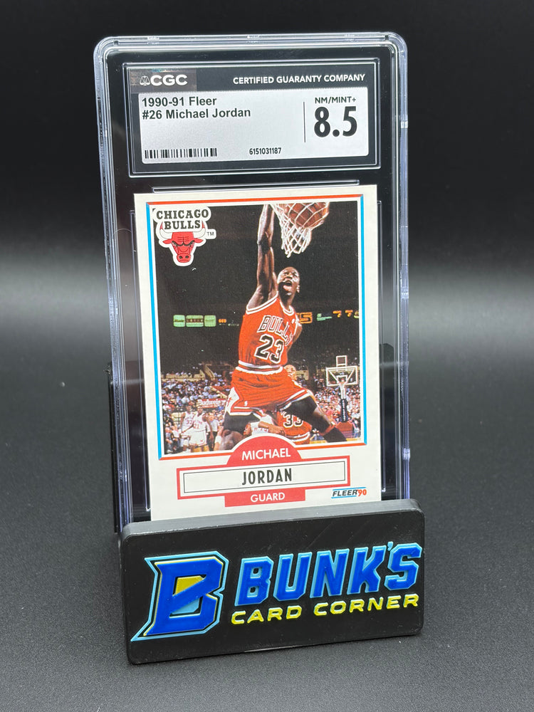 1990-91 Michael Jordan Fleer CGC 8.5