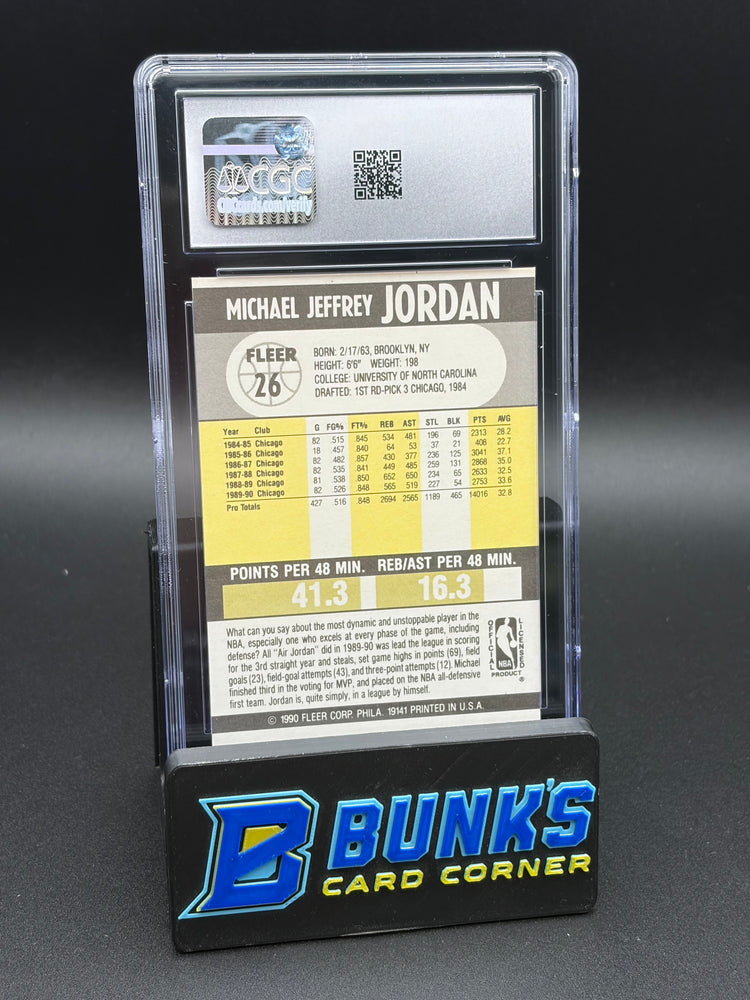 1990-91 Michael Jordan Fleer CGC 8.5