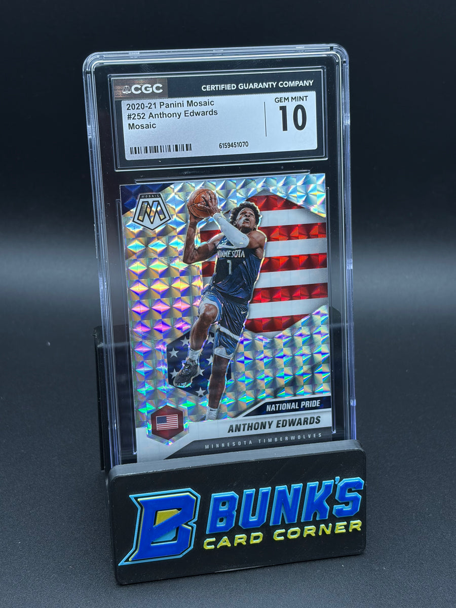 2020-21 Anthony Edwards Mosaic CGC 10 RC