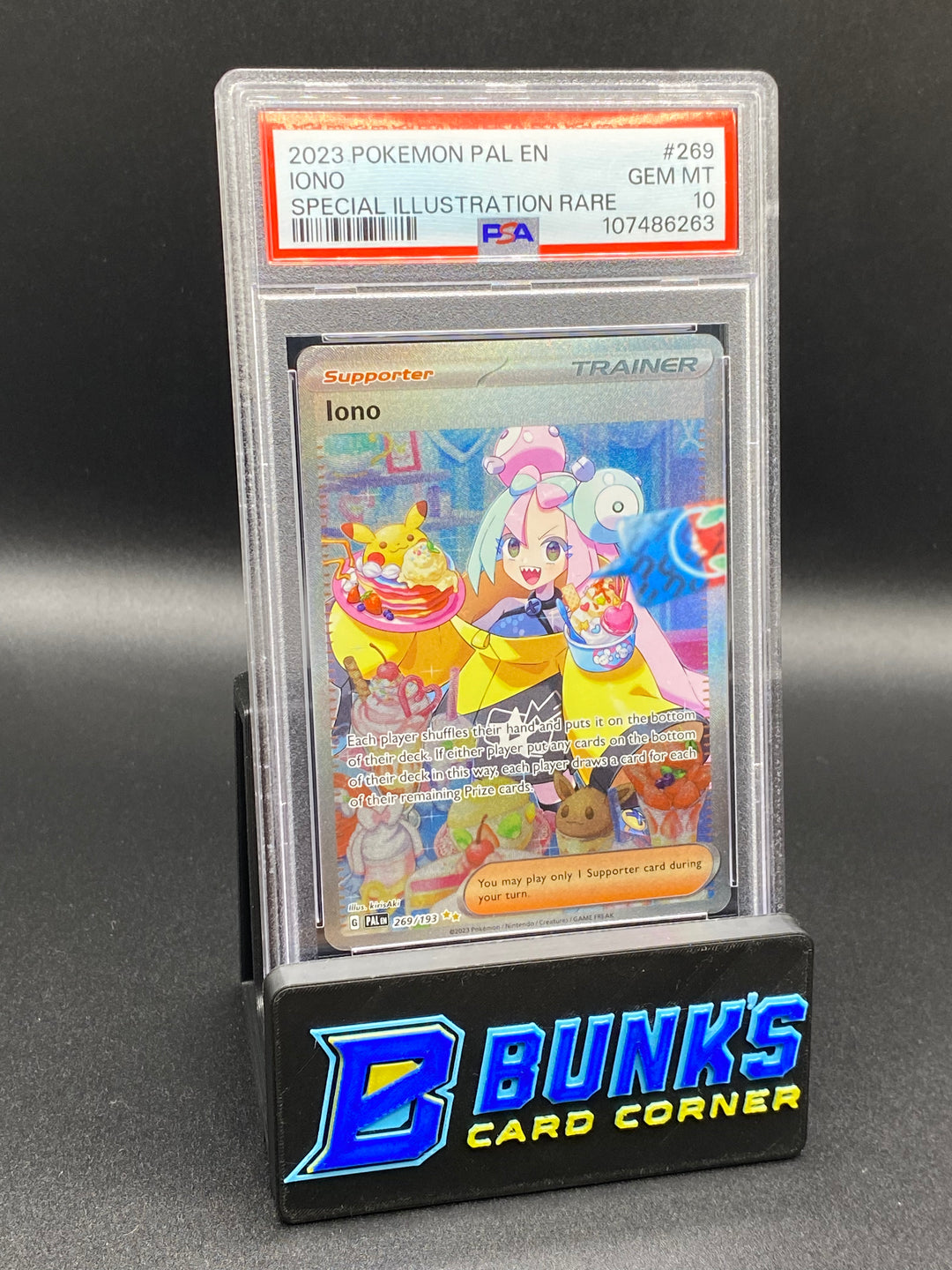 2023 Iono SIR Paldean Fates PSA 10