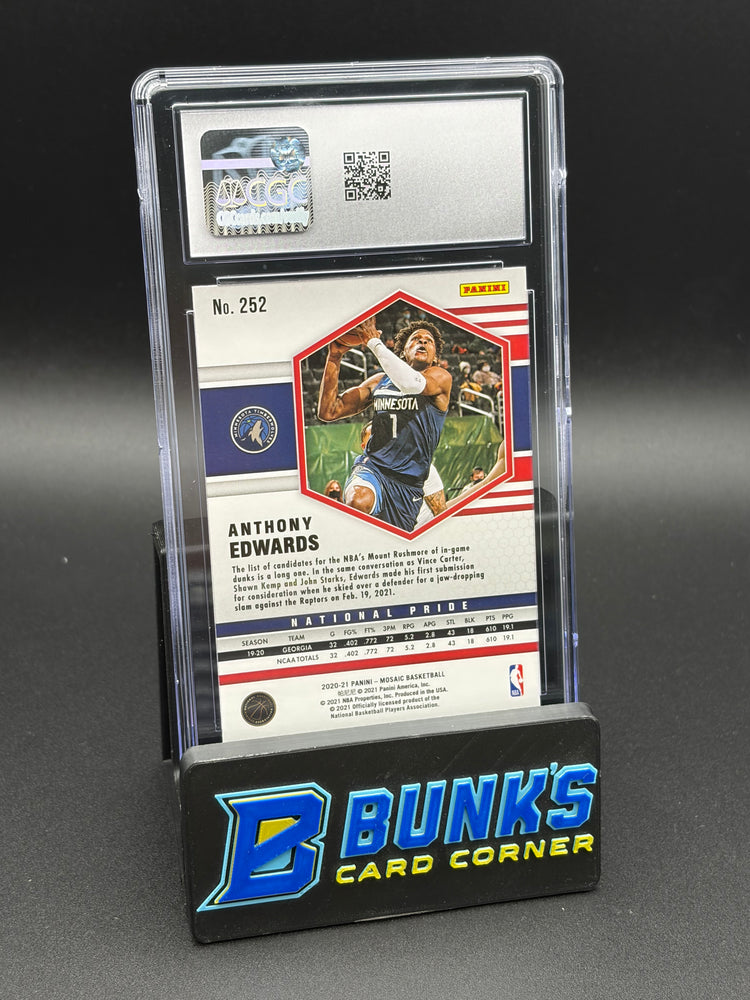2020-21 Anthony Edwards Mosaic CGC 10 RC