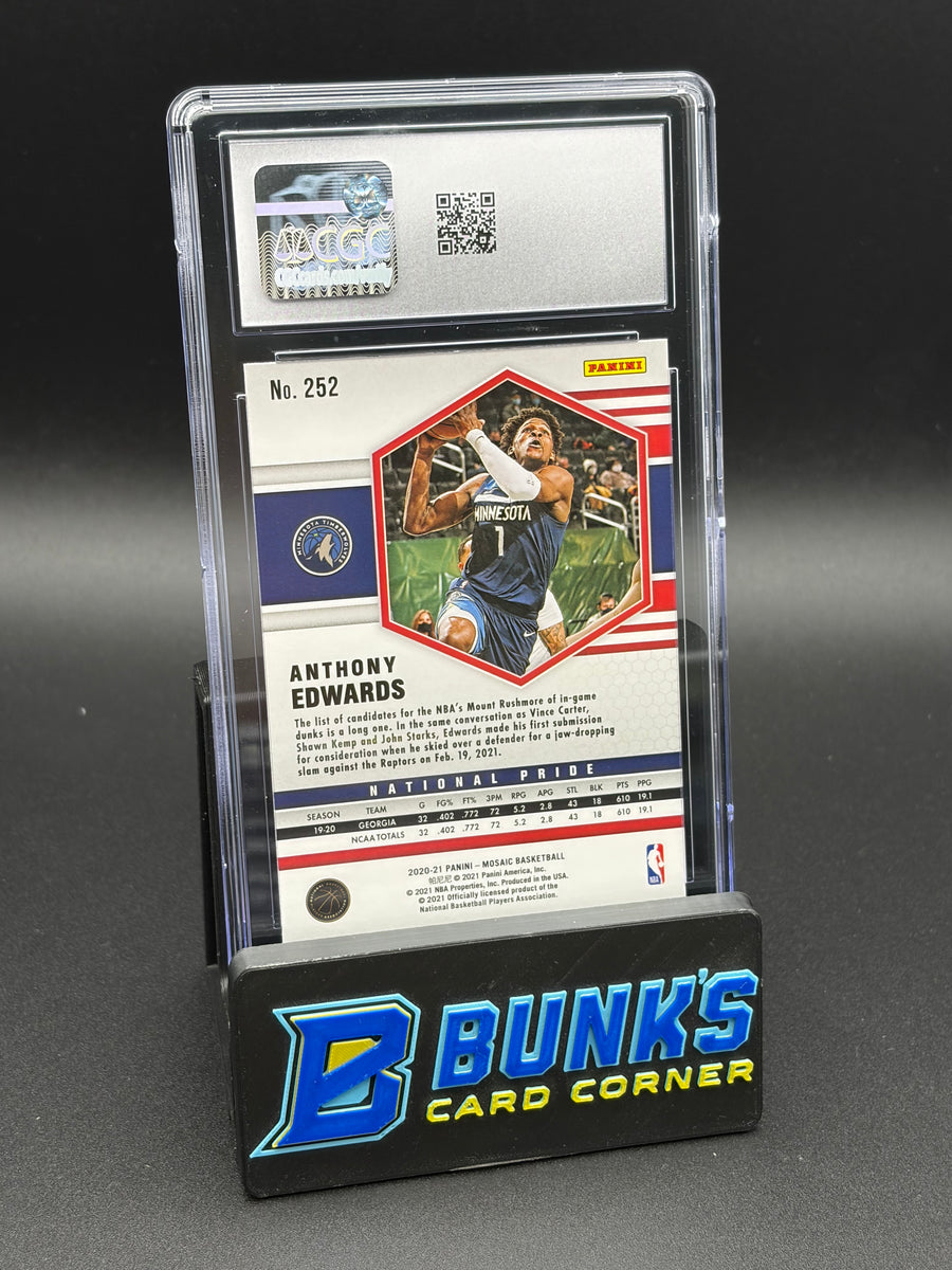 2020-21 Anthony Edwards Mosaic CGC 10 RC