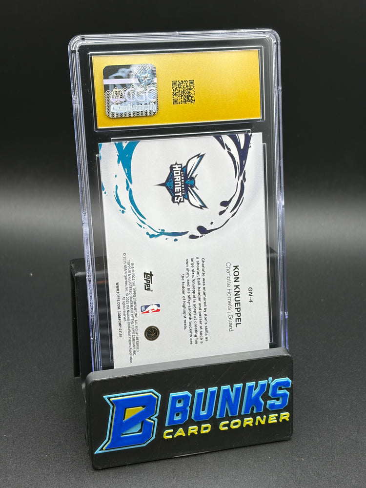 2025-26 Kon Knueppel Holo Foil Generation Now CGC Pristine 10 RC