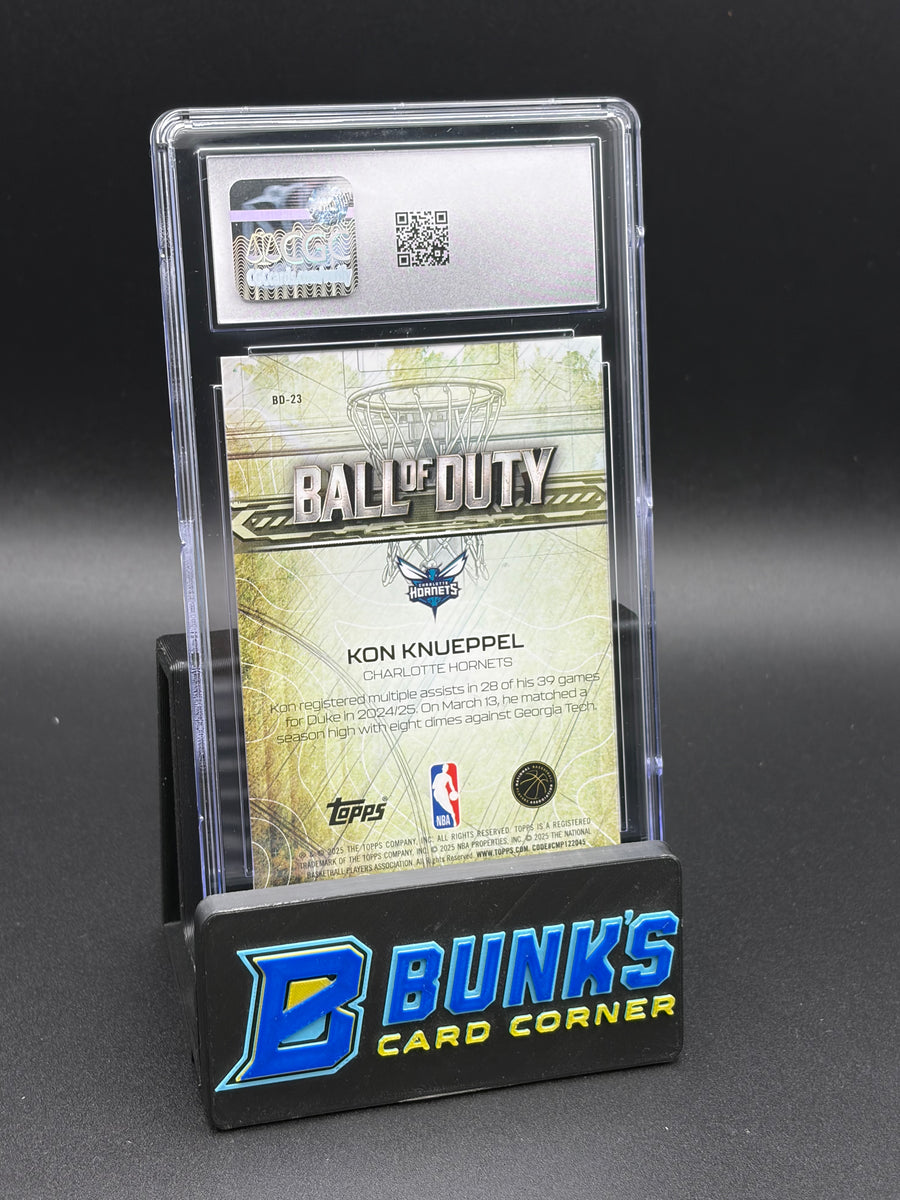 2025-26 Kon Knueppel Raywave Refractor Ball of Duty CGC 10 RC