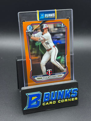 2026 Marek Houston Bowman Chrome Orange Refractor 25/25
