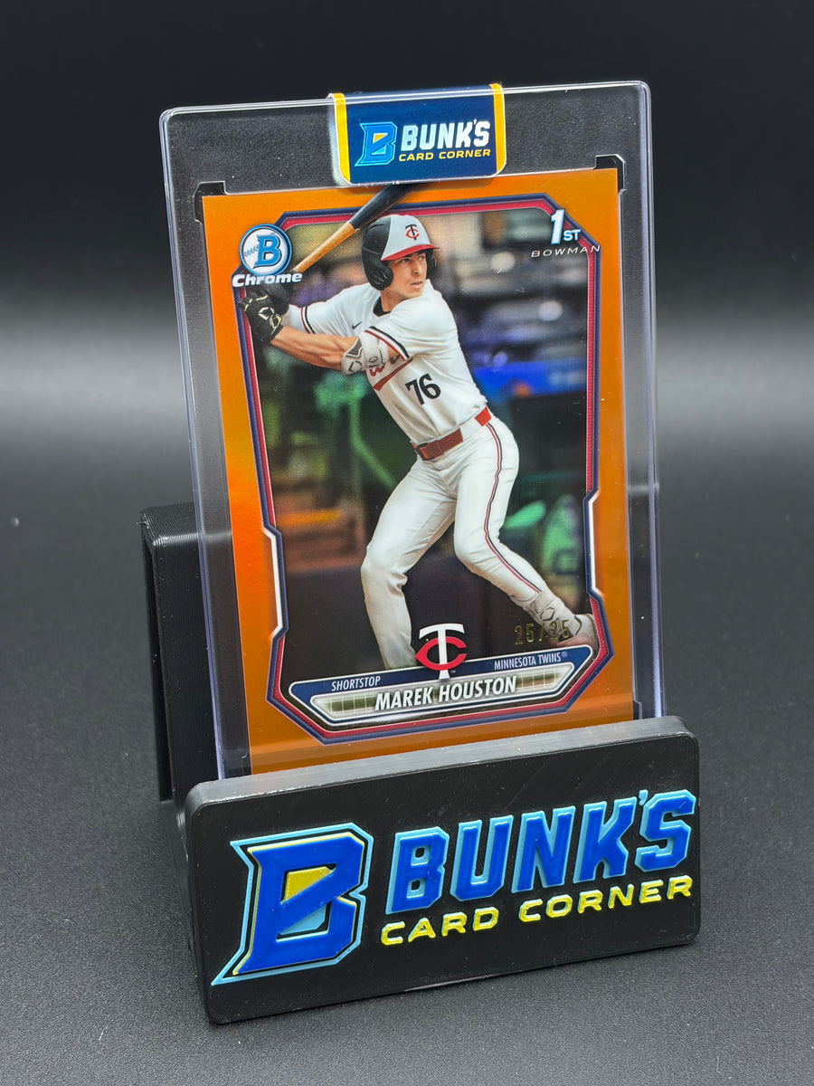 2026 Marek Houston Bowman Chrome Orange Refractor 25/25
