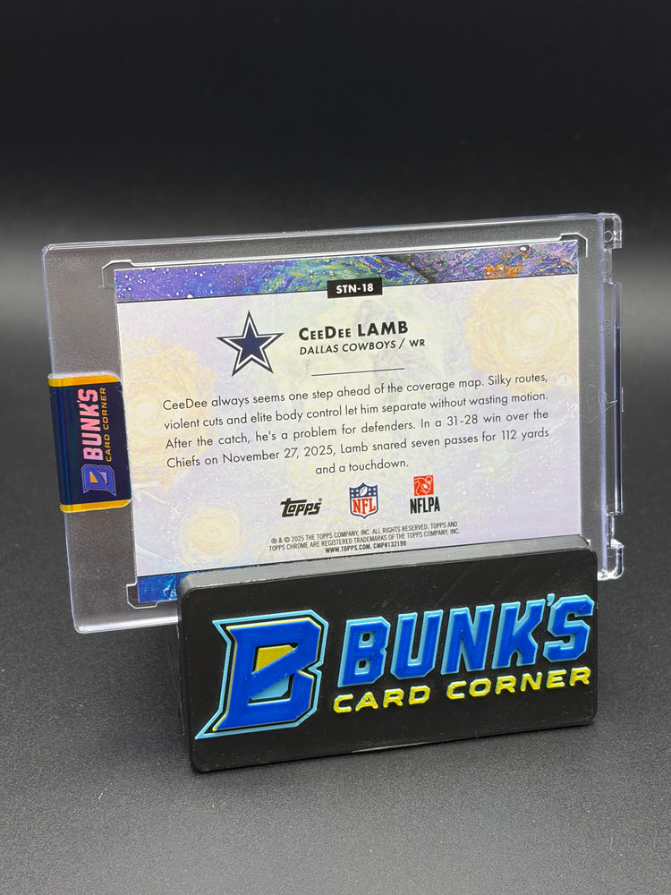 2025 CeeDee Lamb Stars in the Night Topps Chrome