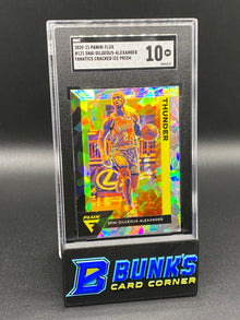 2020-21 Shai Gilgeous-Alexander Fanatics Cracked Ice Prizm SGC 10