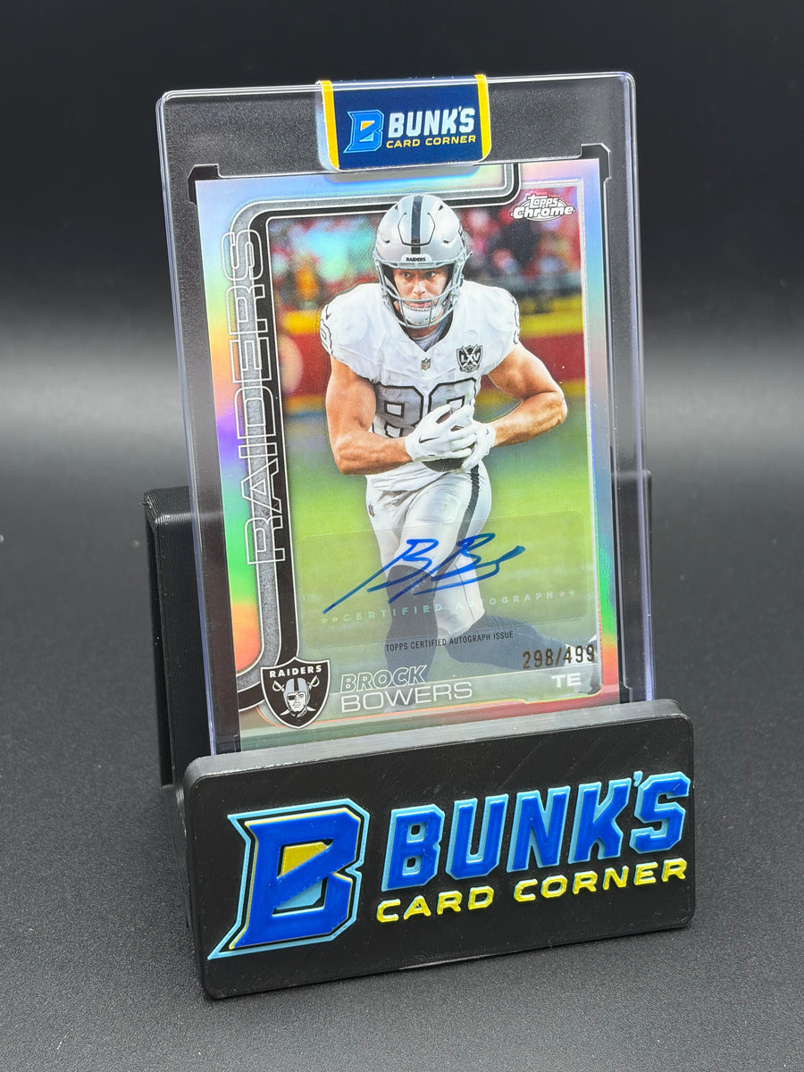 2025 Brock Bowers Base Auto Variation 298/499