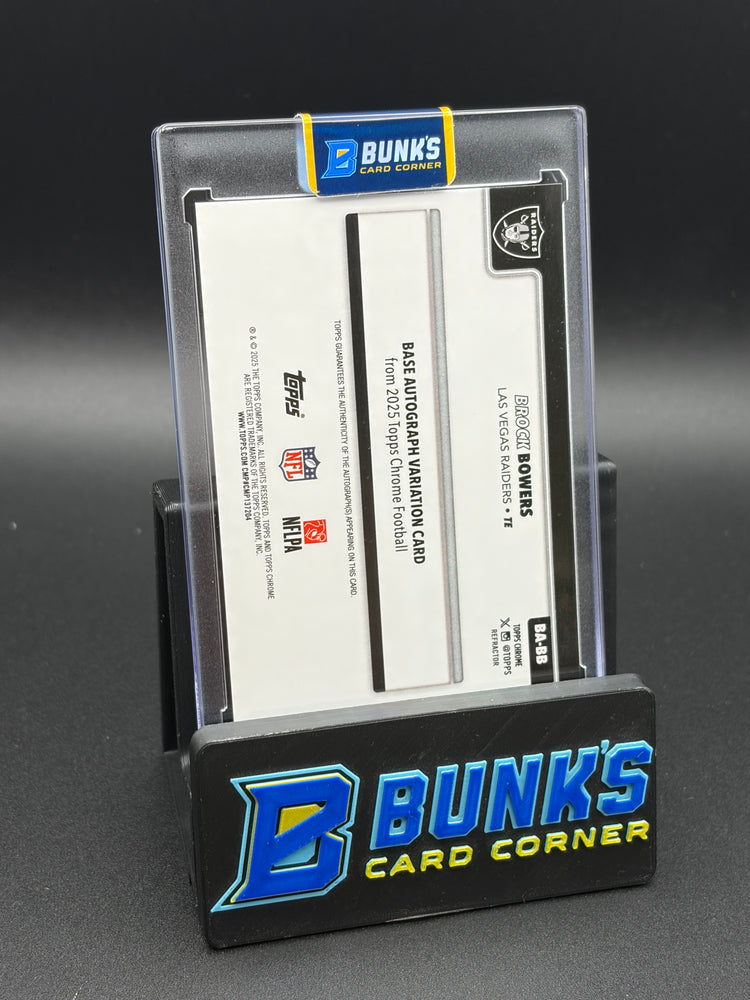 2025 Brock Bowers Base Auto Variation 298/499