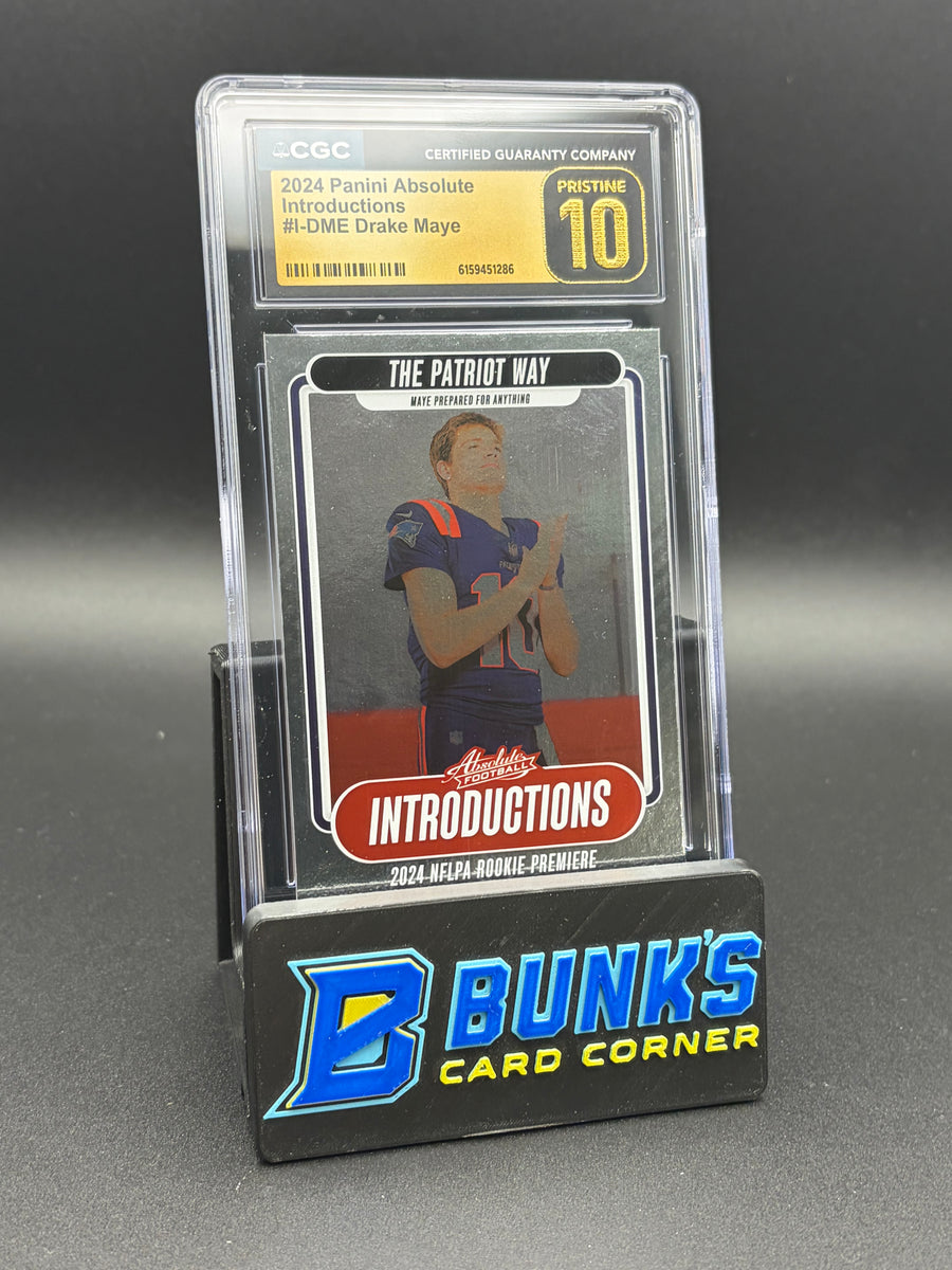 2024 Drake Maye Introductions Panini Absolute CGC Pristine 10 RC