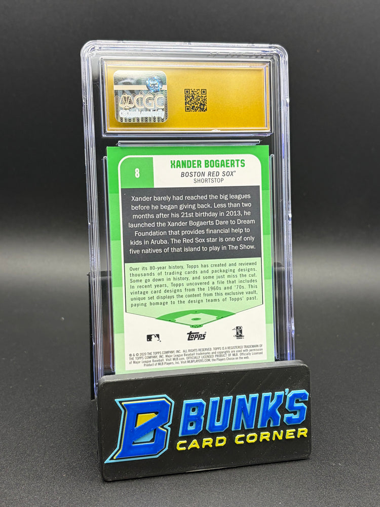 2020 Xander Bogaerts Gold Topps Brooklyn Collection CGC Pristine 10 13/50