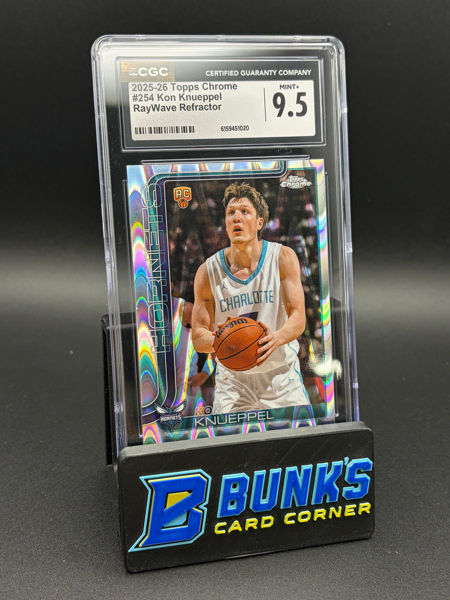 2025-26 Kon Knueppel RayWave Refractor Topps Chrome CGC 9.5 RC
