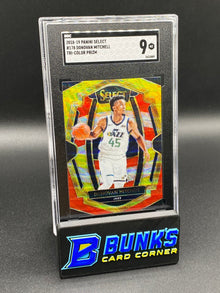 2018-19 Donovan Mitchell Tri-Color Prizm SGC 9