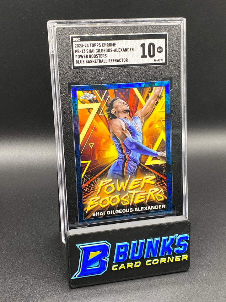 2023-24 Shai Gilgeous-Alexander Power Boosters Blue Basketball Ref. SGC 10