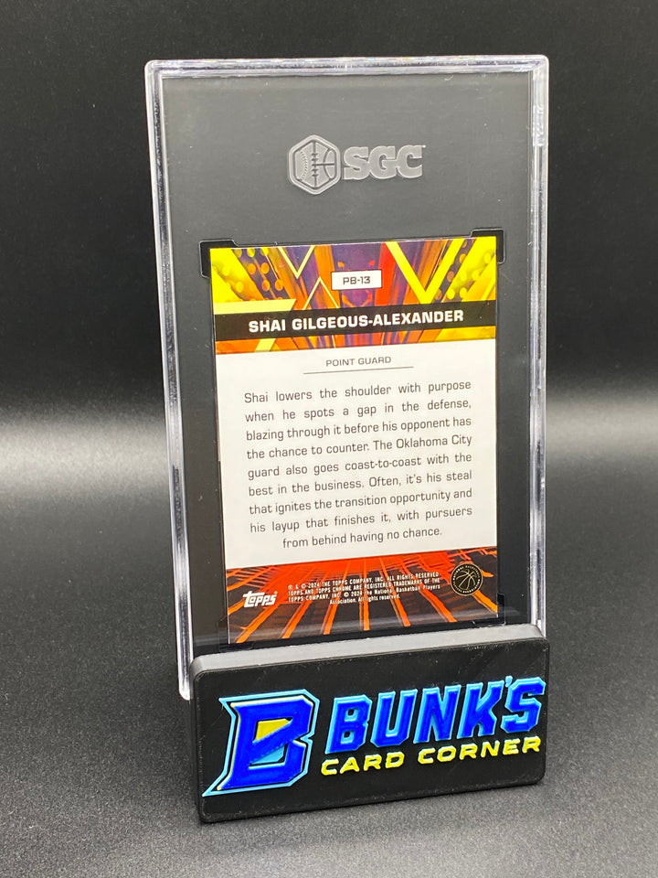 2023-24 Shai Gilgeous-Alexander Power Boosters Blue Basketball Ref. SGC 10
