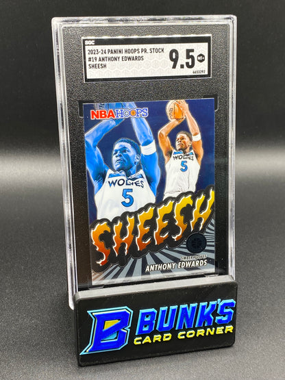 2023-24 Anthony Edwards Sheesh SGC 9.5