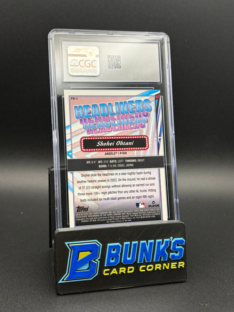 2023 Shohei Ohtani Headliners Topps Finest CGC 9.5