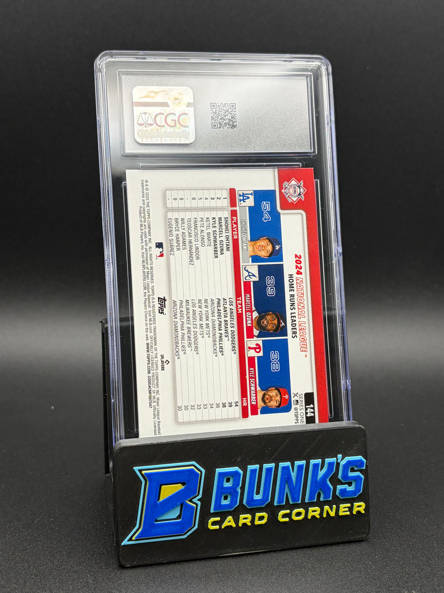 2025 S. Ohtani & M. Ozuna & K. Schwarber Celebration Mega Box Confetti CGC 10