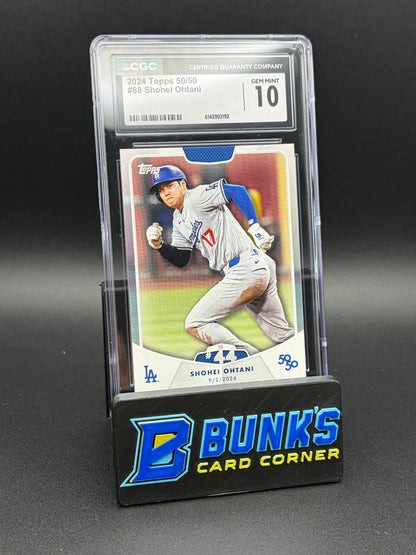 2024 Shohei Ohtani Topps 50/50 CGC 10