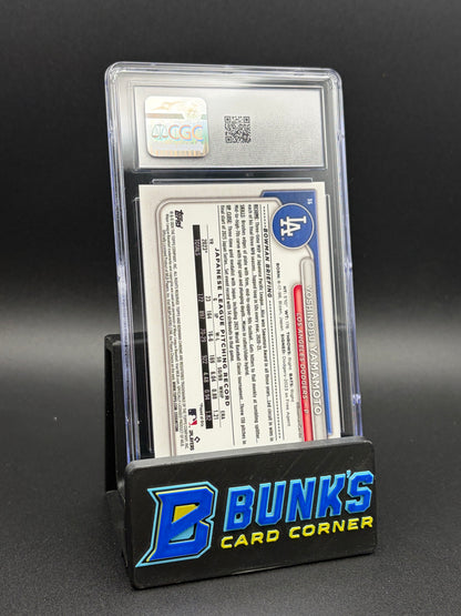 2024 Yoshinobu Yamamoto Bowman Mega Box CGC 9.5 RC