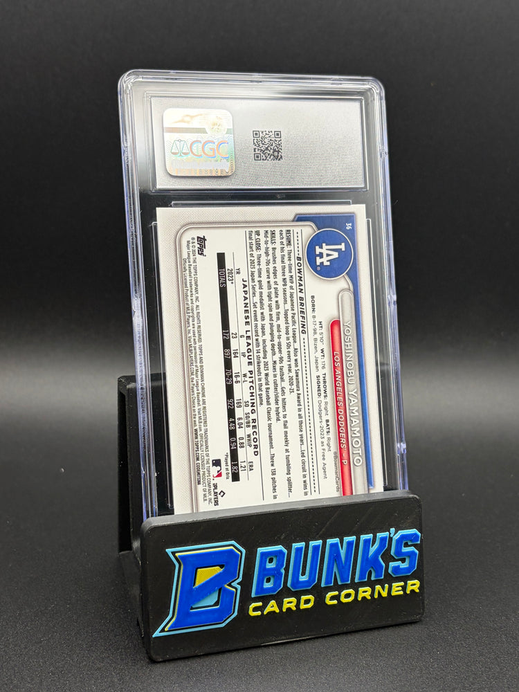 2024 Yoshinobu Yamamoto Bowman Mega Box CGC 9.5 RC