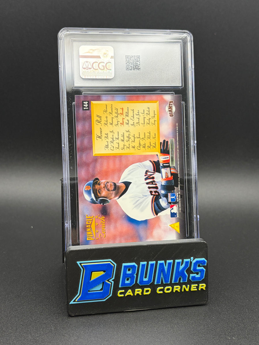 1996 Barry Bonds Pinnacle Zenith CGC 10