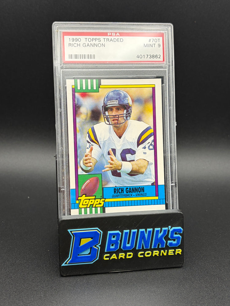 1990 Rich Gannon Topps Traded PSA 9