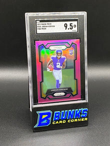 2023 Jordan Addison Pink Prizm SGC 9.5