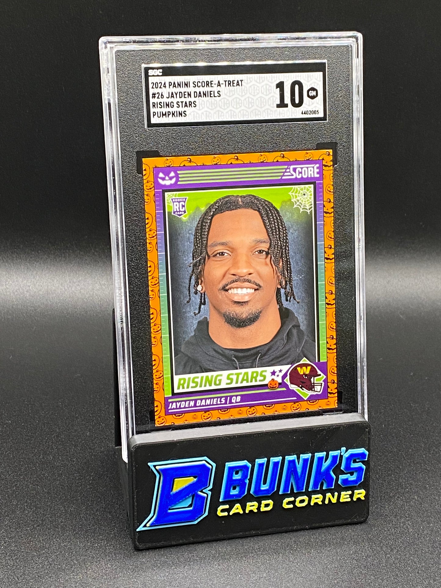 2024 Jayden Daniels Rising Stars Pumpkins SGC 10