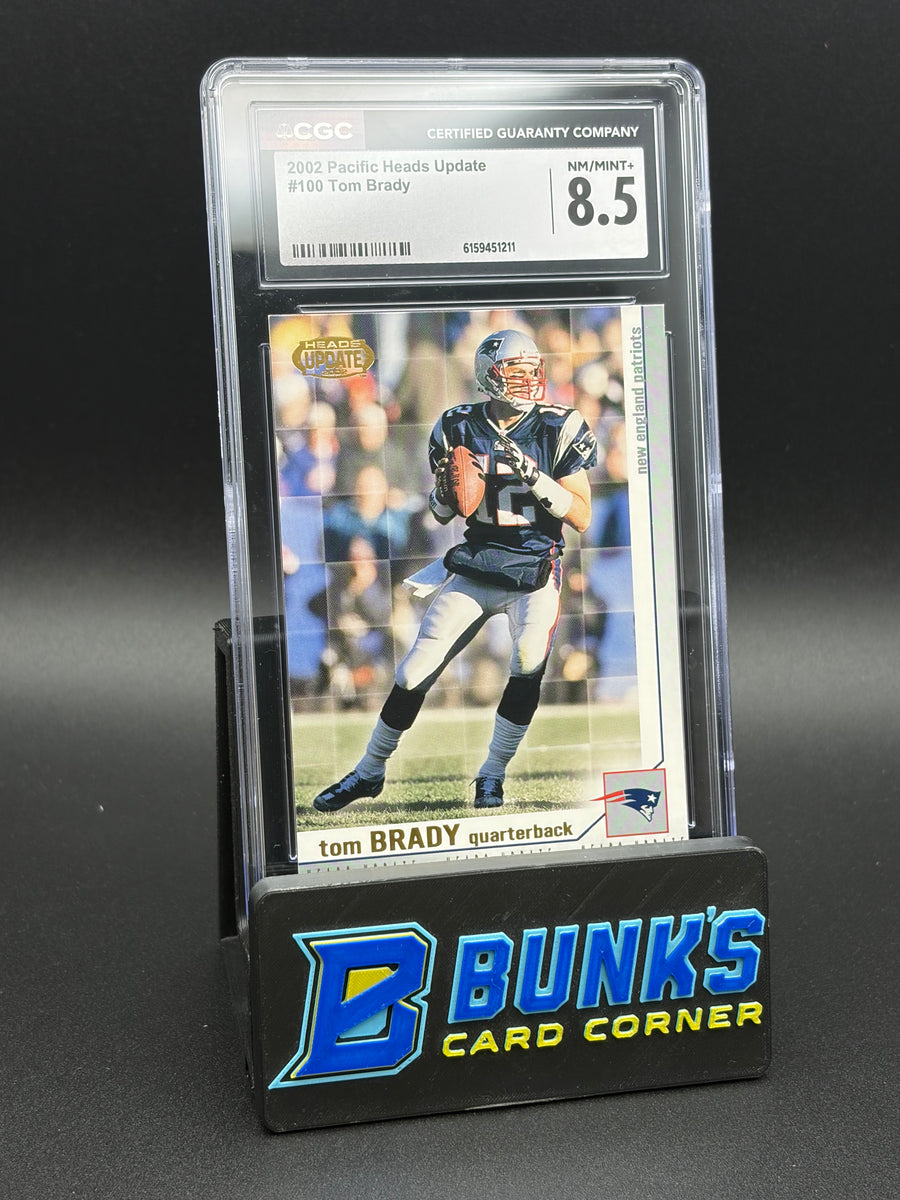 2002 Tom Brady Pacific Heads Update CGC 8.5