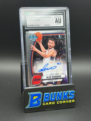 2024-25 Alex Karaban Prospect Auto CGC AU Auto 10