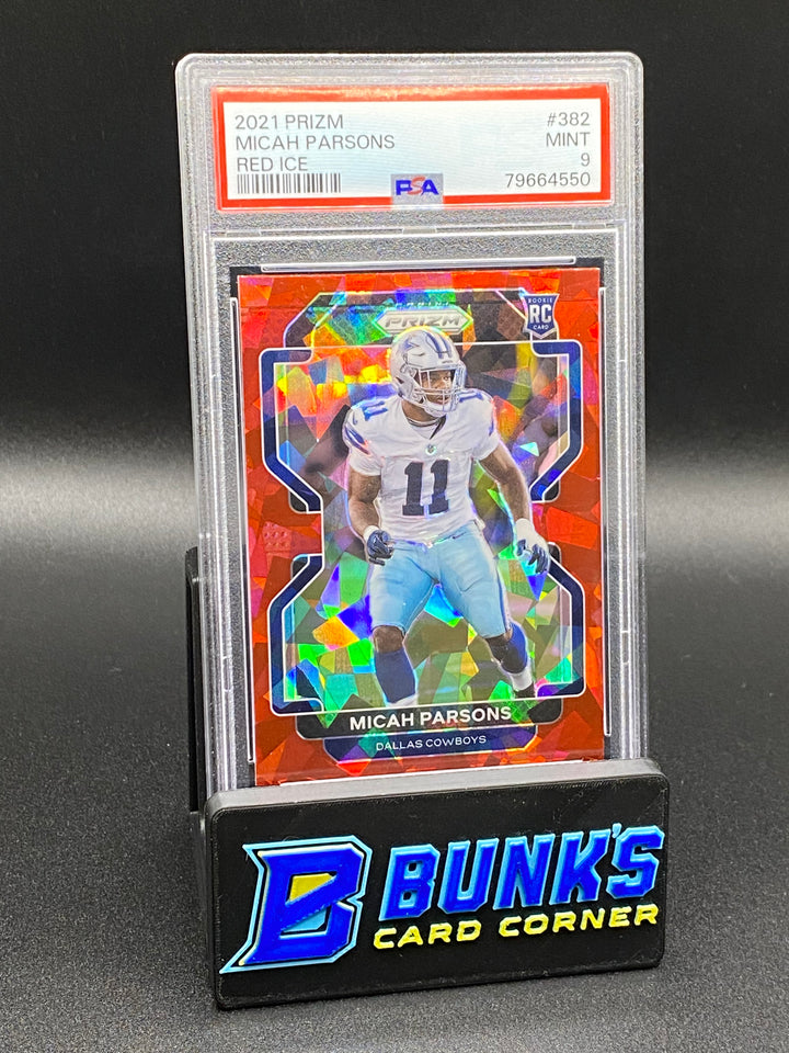 2021 Micah Parsons Red Ice PSA 9