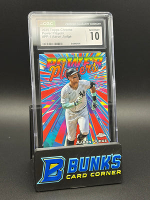 2025 Aaron Judge Power Players Topps Chrome CGC 10