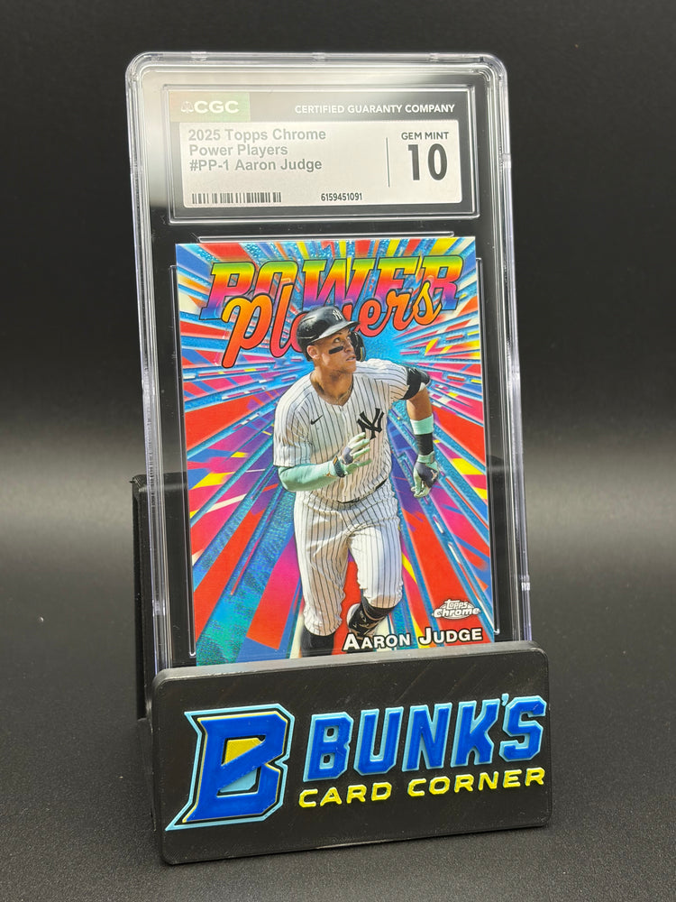 2025 Aaron Judge Power Players Topps Chrome CGC 10