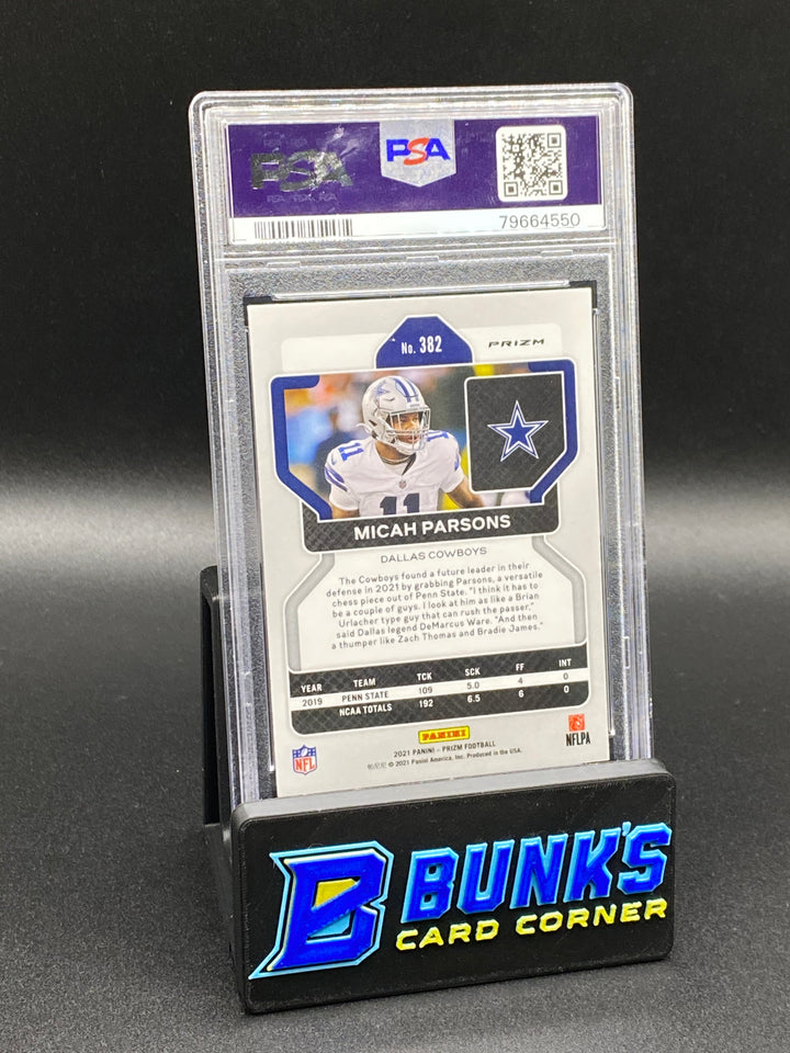 2021 Micah Parsons Red Ice PSA 9