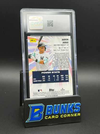 2025 Aaron Judge Power Players Topps Chrome CGC 10