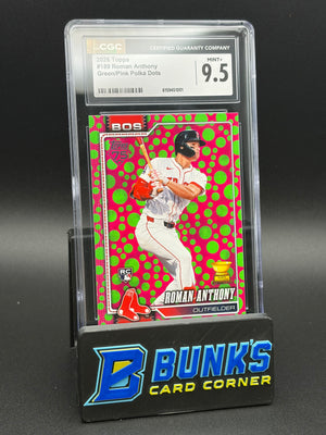 2026 Roman Anthony Green/Pink Polka Dots CGC 9.5 RC
