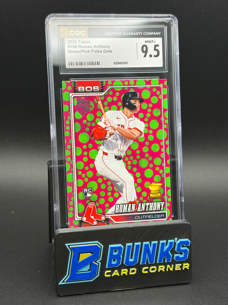 2026 Roman Anthony Green/Pink Polka Dots CGC 9.5 RC