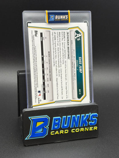 2026 Gage Jump 1st Bowman Chrome Packfractor 19/89