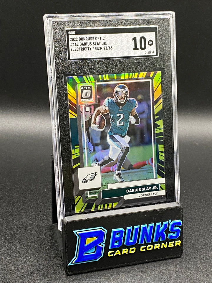 2022 Darius Slay Jr. Electricity Prizm 23/65 SGC 10