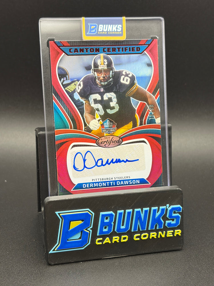 2025 Dermontti Dawson Certified Auto HoF 18/99