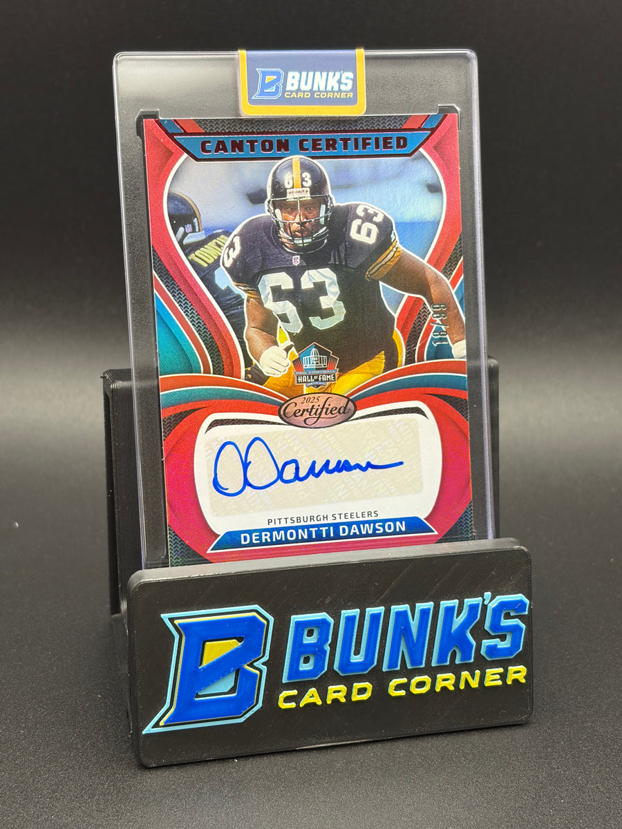 2025 Dermontti Dawson Certified Auto HoF 18/99