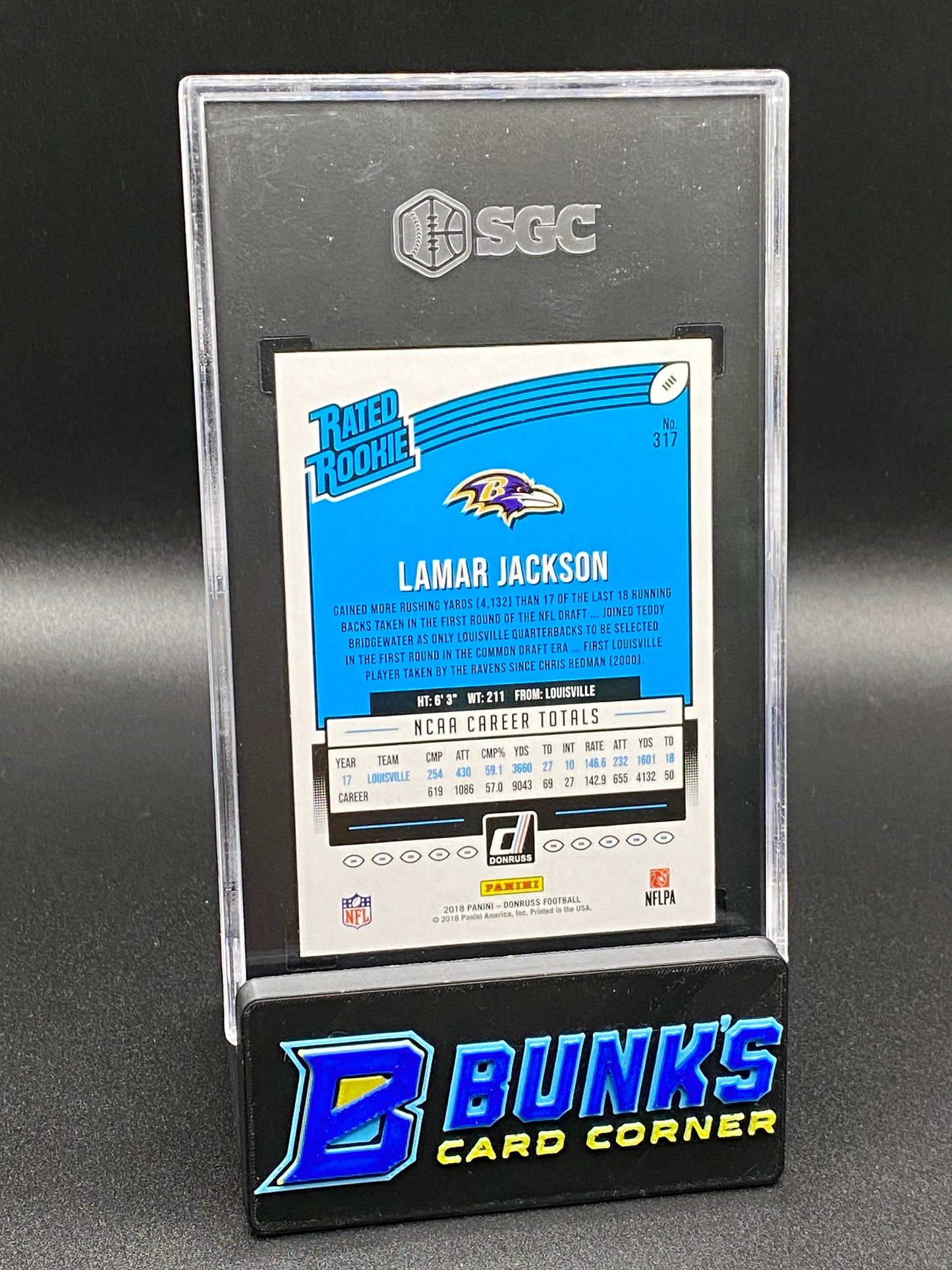 2018 Lamar Jackson SGC 10